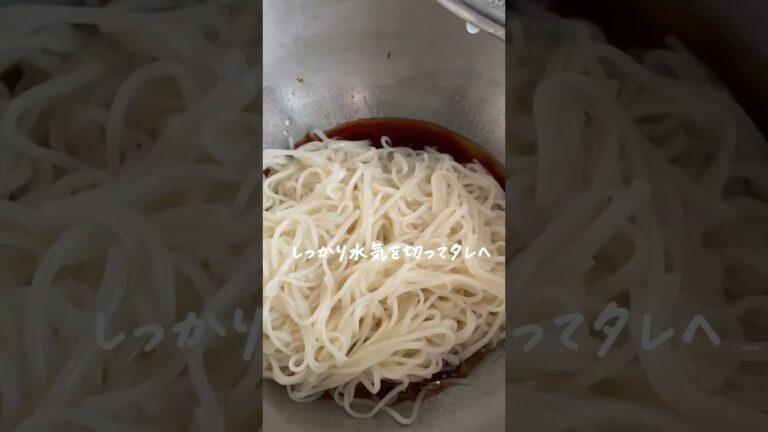 #shorts #レシピ #そうめん そうめんビビン麺💜