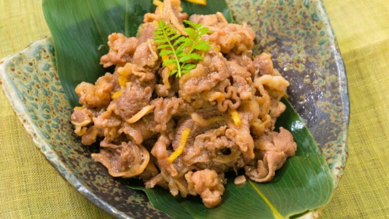 ごはんがすすむ保存食！やわらか牛しぐれ煮