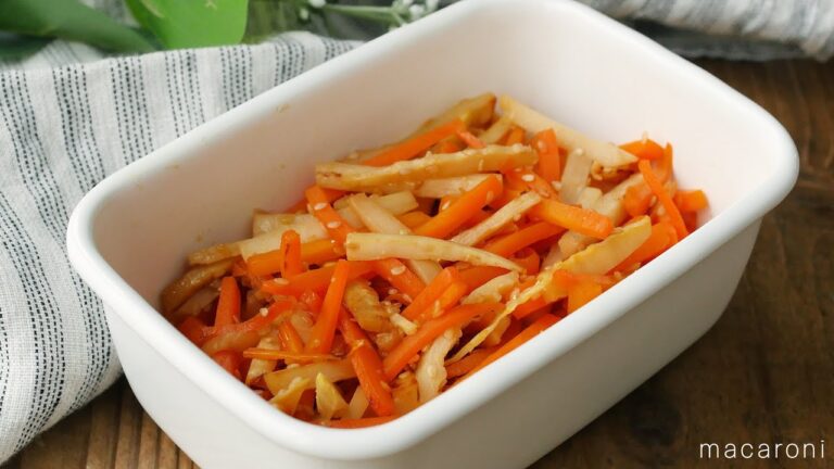 【作り置き】お手軽副菜。たけのこきんぴら