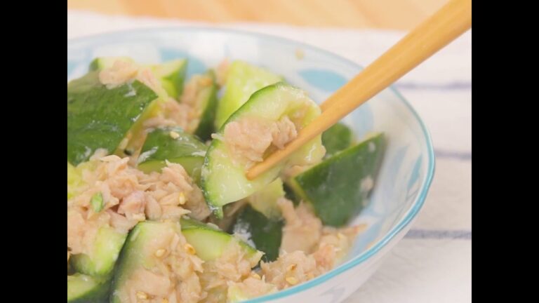 ゴマの香りが広がる！ ツナときゅうりのゴマ油和え ｜ moguna[モグナ]