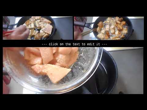 メカジキの唐揚げ：短縮版