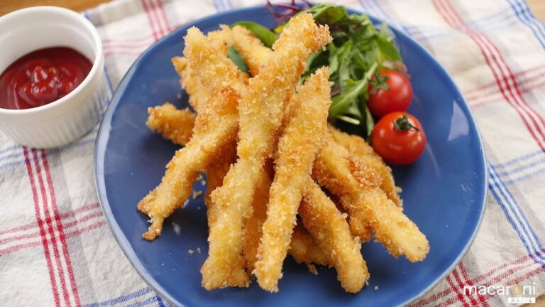 チーズが香る！ カリッと 衣の ささみ スティック フライ のレシピ 作り方
