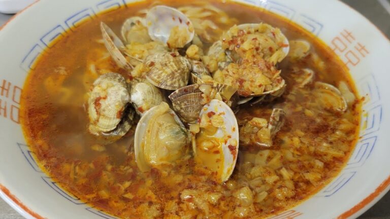 ニンニクあさりラーメン