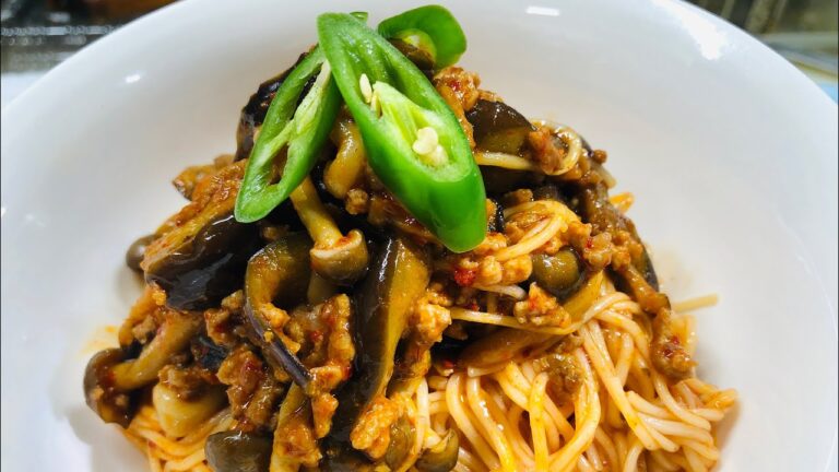 (4-3)ピビン麺作り方(비빔 국수) #韓国料理簡単　#そうめん　#創作料理