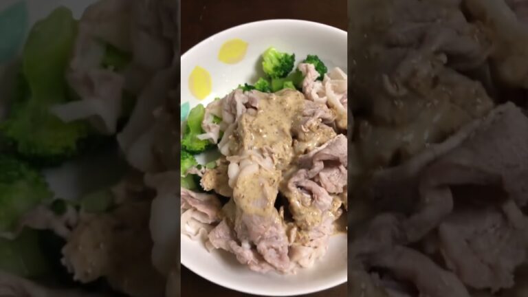 冷しゃぶ#shorts#冷しゃぶ#金のごまだれ#ミツカン#豚しゃぶ