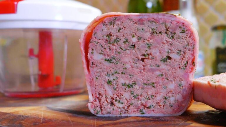 本格ぶんぶんパテ・ド・カンパーニュの作り方レシピ添え