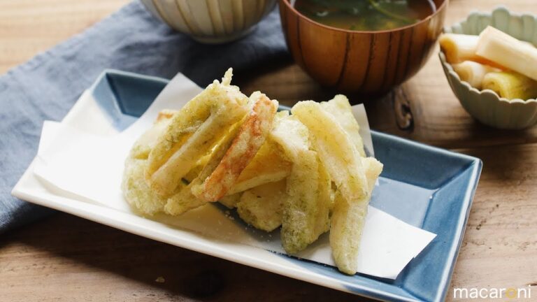10分でパパっとおかず！ れんこん スティックの 磯辺揚げ