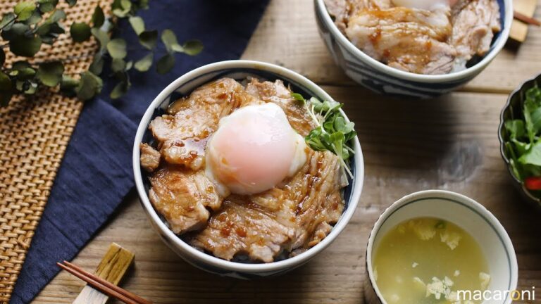 レンジ調理でしっとり柔らか♪ はちみつ黒酢チャーシュー丼 のレシピ 作り方