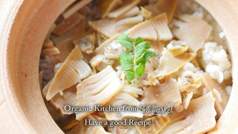 たけのことアサリの炊き込みごはん - Cooked rice with bamboo shoot and clam