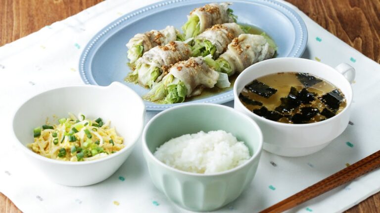 主菜からスープまで！20分で3品ご飯