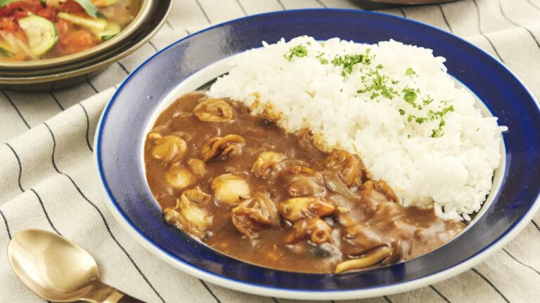 旨味たっぷり♪ベビーホタテカレー