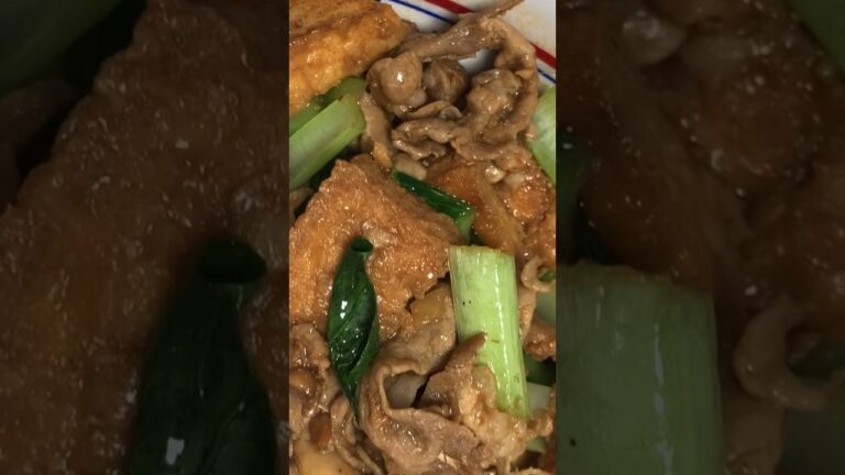 厚揚げと豚肉の味噌炒め