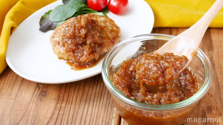 【玉ねぎの和風ハンバーグソース】おろしとみじんのW使いで絶品！ステーキソースやドレッシングにもなる♪｜macaroni（マカロニ）