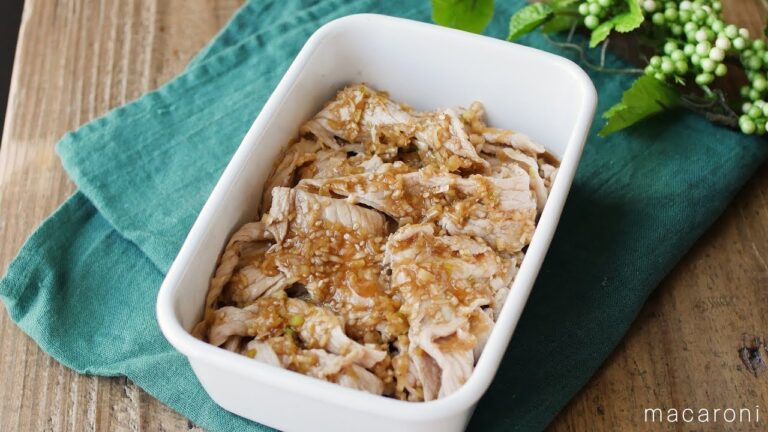 【作り置き】しっとり柔らか「ねぎだく豚しゃぶ」のレシピ・作り方