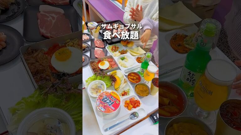 電車の中で、サムギョプサル食べ放題が2500円ぽっきり！今ならなんとこの値段で飲み放題もってマジなの⁈