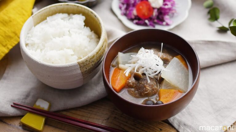 旨みたっぷり。いわし缶で作る簡単つみれ汁 の作り方
