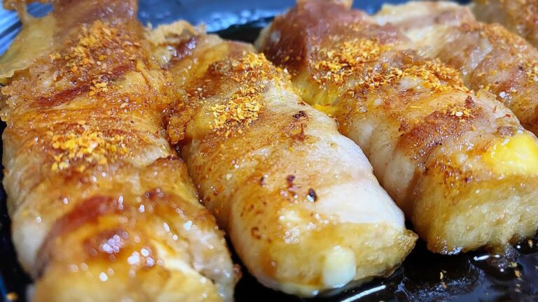 【厚揚げの豚肉巻き】秘伝甘辛ダレと豚バラで厚揚げはここまでは美味しくアレンジできる【絶品おつまみレシピ】