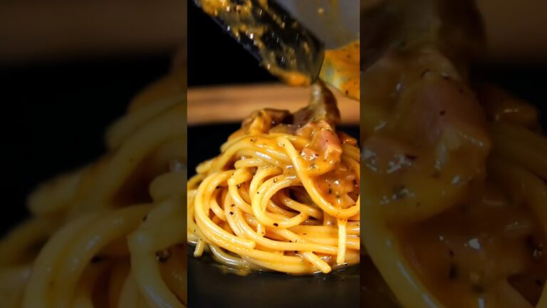 旨すぎるカルボナーラの作り方 #shorts