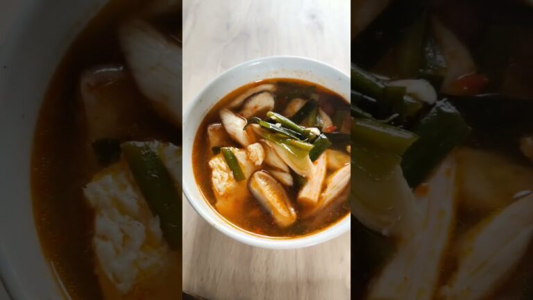 スープジャーで！簡単すぎスンドゥブチゲ🍲【作り方】