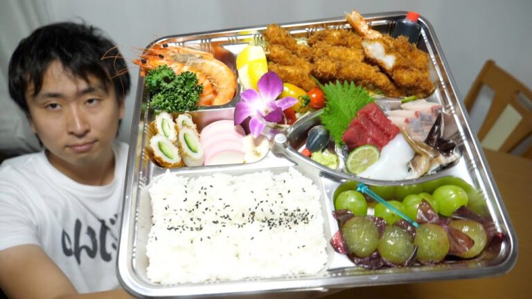 通のみぞ知る幻のエビを使って、最高の刺身付きエビフライ弁当を作ってみた