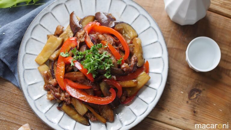 ポン酢で味付けかんたん！カリカリ豚となすの照りポン炒め のレシピ 作り方