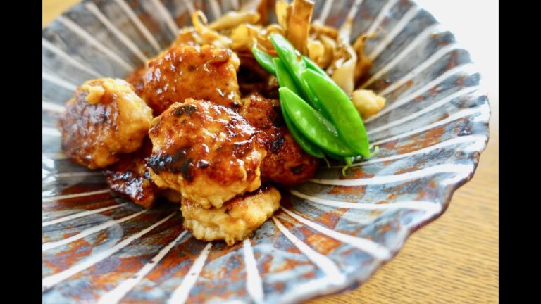 ふわふわ鶏つくねの照り焼きの作り方