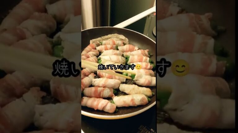 🍳ししとうで一品★ご飯がすすむ巻き巻き系が美味しい😋【不器用な私が作る簡単で美味しい料理編】#shorts