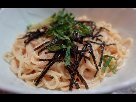 昆布茶でコクを出す「明太子クリームパスタ」（料理編３１）