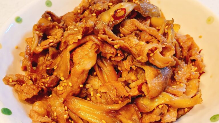炒めるだけ！豚こまと舞茸の甘辛炒め：包丁、まな板いらず：お酒も白米もモリモリ進むレシピがこちらです：