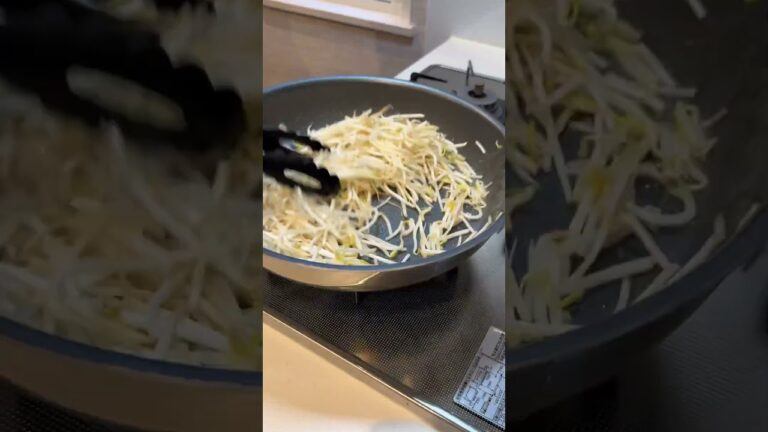 今日は北海道ウニホタテ丼&ホタテのもやしのバター醤油炒めを作ってみた