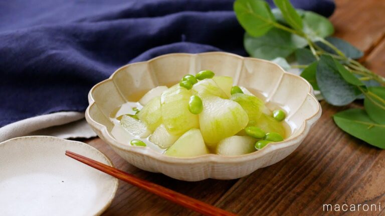 【冬瓜の煮物】味しみとろっとろ！冷たくてさっぱりおいしい♪｜macaroni（マカロニ）