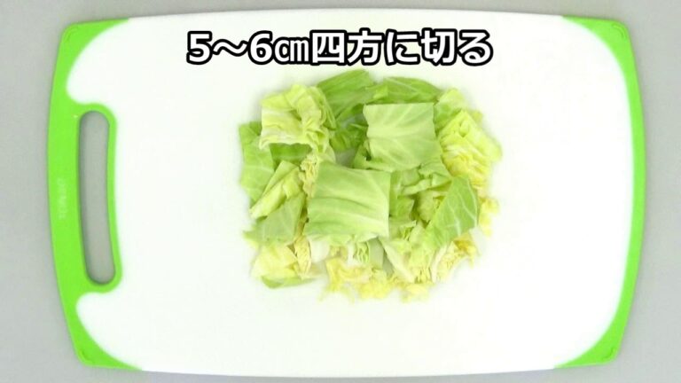 【2019年春】ささっと献立　豚バラキャベツの旨塩炒め