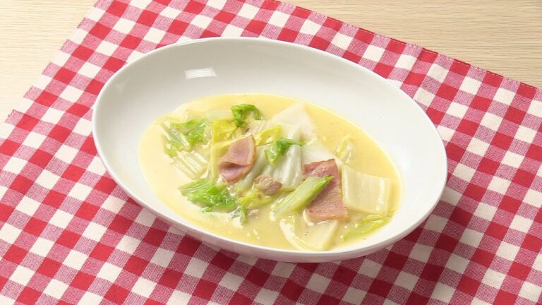 【手軽に家庭で作れる介護食】白菜のカルボナーラ風（常食）｜訪問歯科ネット