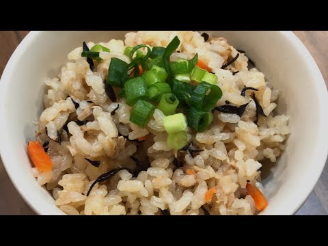 【料理動画】ひじきの煮物でひじきご飯