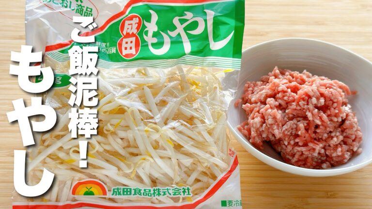 【もやしレシピ】簡単、早い、うまい！炒めるだけ箸が止まらない