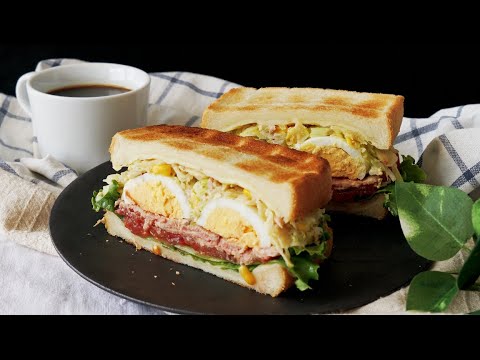 【食感を想像してみて♡】たっぷりポテチのコールスローサンド