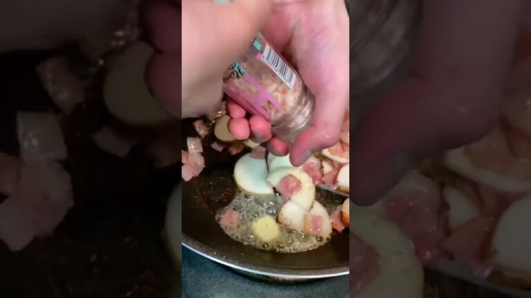 長芋とベーコンのバターポン酢#shorts