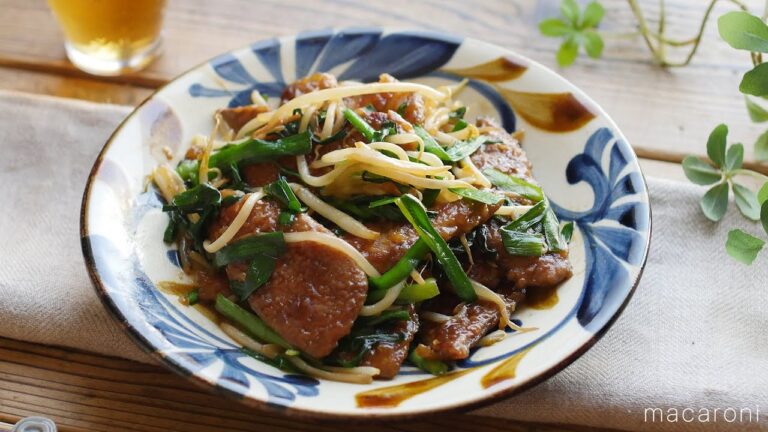 【基本のレシピ】レバニラ炒め