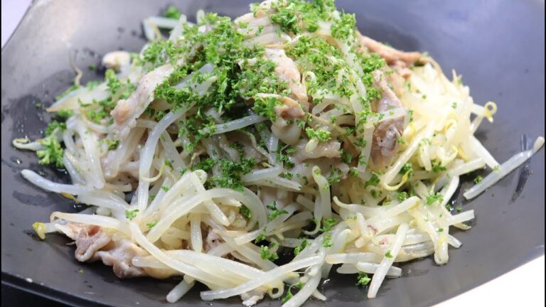 豚バラもやしの重ね蒸し【料理】