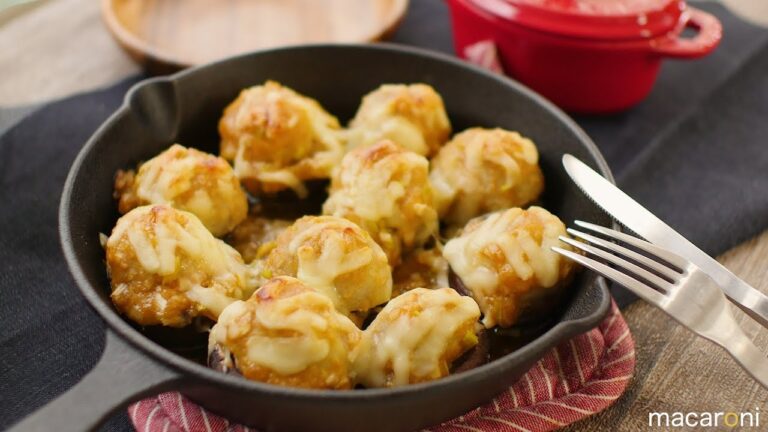 トースターでねっとり香ばし！ しいたけの ねぎ みそ 里芋 焼き のレシピ 作り方