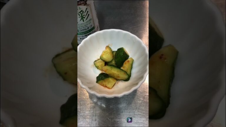 【簡単おつまみ 】キムチきゅうり　 #shorts    Side dish    #お気楽暮らし
