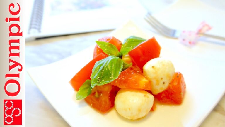 オリンピックの超簡単レシピ　カプレーゼの作り方