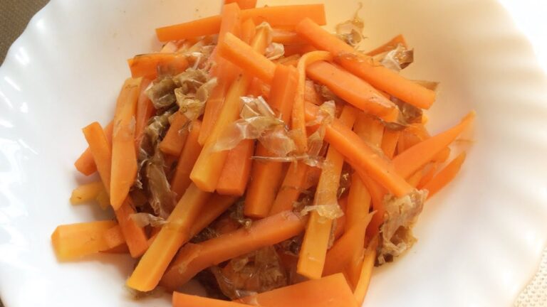 にんじんの簡単おかかあえ
