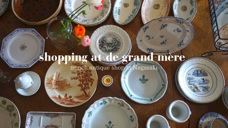【SUB】長崎のアンティークショップでお買い物/de grand-mère✴︎ドゥ・グランメール　お店紹介/2022年の収益の寄付について