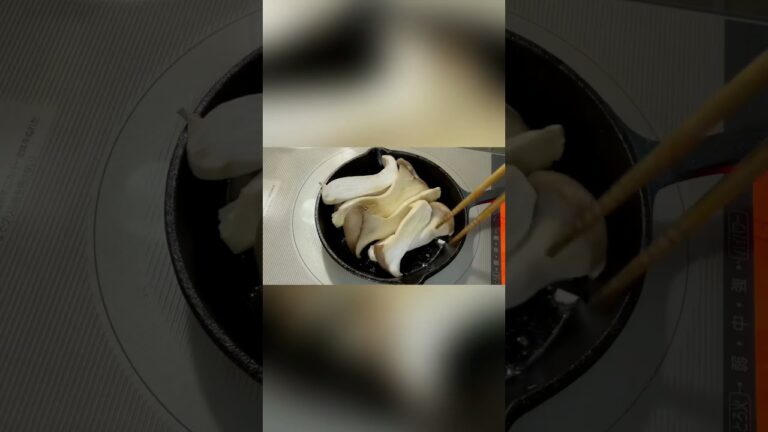 【1分クッキング】エリンギのステーキ ガーリックバターポン酢