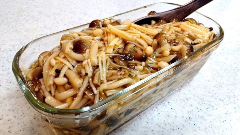 自家製なめたけ！エノキとシメジがいっぱい！カンタン常備菜【簡単家庭料理】