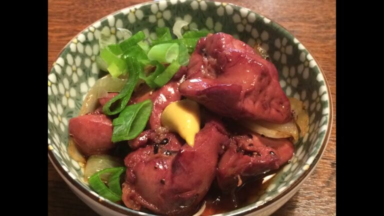 「レバー甘辛煮」作り方