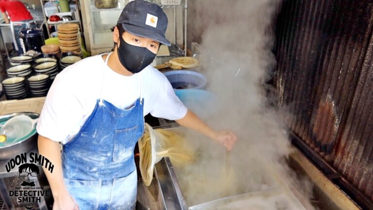 【若き職人】讃岐うどん店で味わう極上“かまたま”そうめん UDON japanese food 【うどん・そうめん かじかわ】