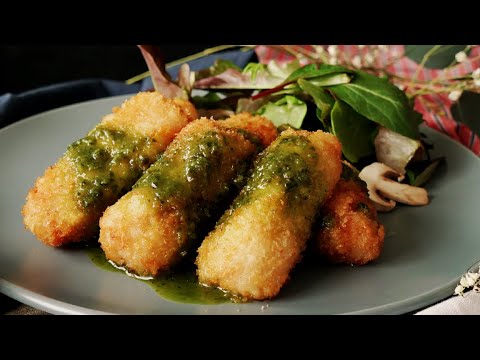 【チーズ揚げたら常にウマい】イタリアンカラーのふんわりチーズフライ🇮🇹