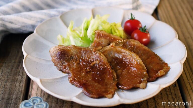 【基本のレシピ】基本のしょうが焼き
